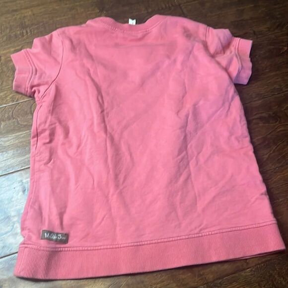 Matilda Jane Coral Pink Eyelet Ruffle Top, size 8 - Picture 5 of 6